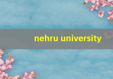 nehru university